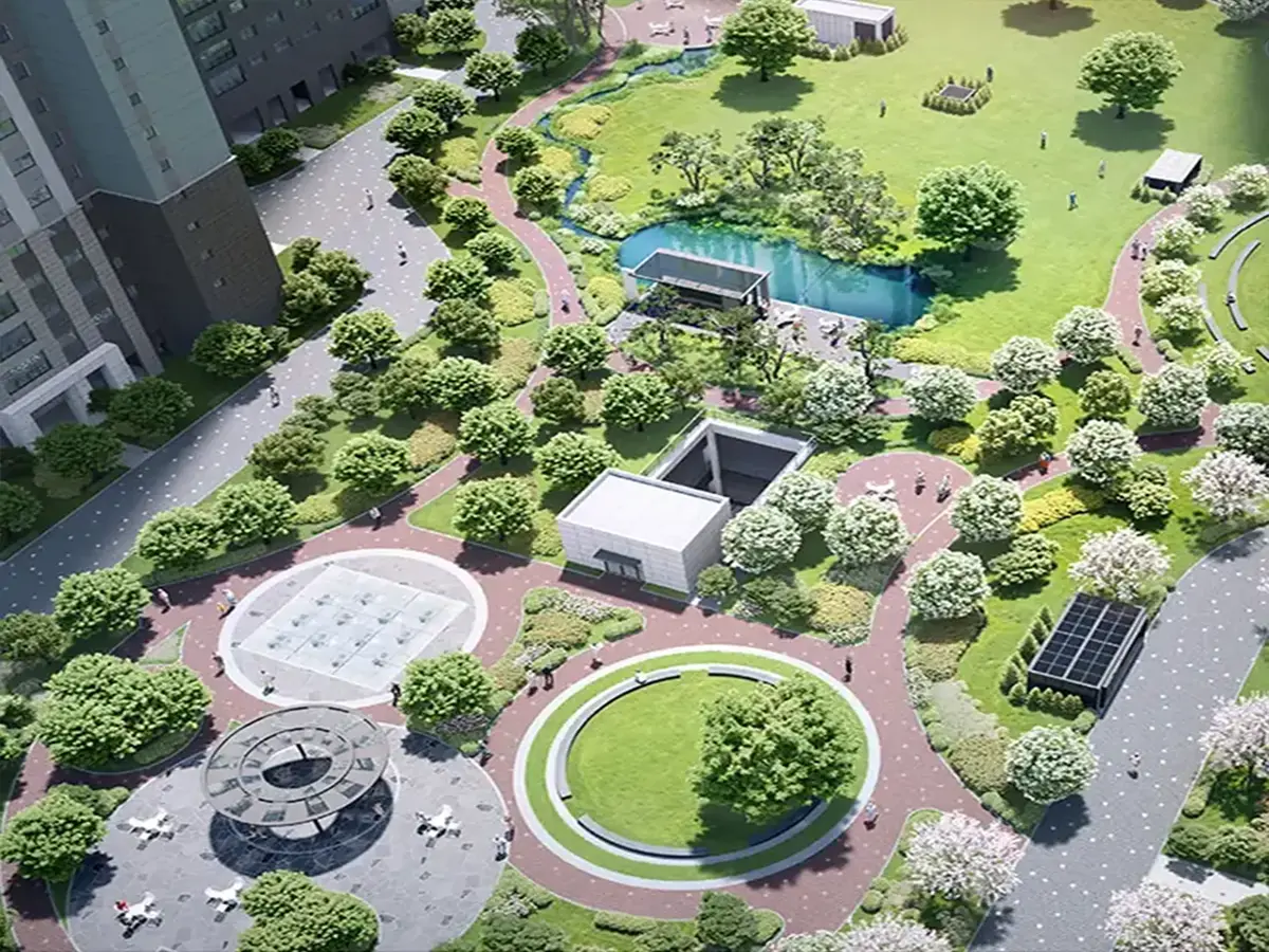 안성 예미지의 단지조경